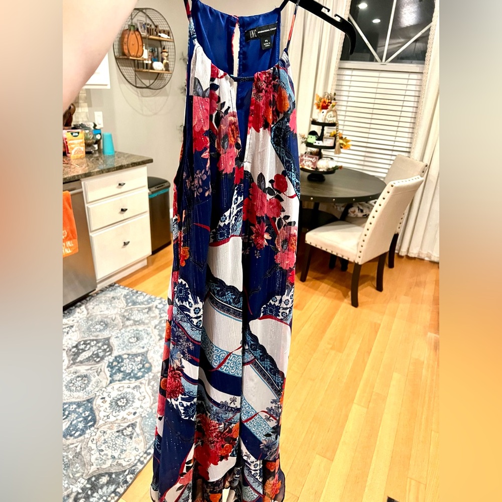INC Floral Handkerchief Dress